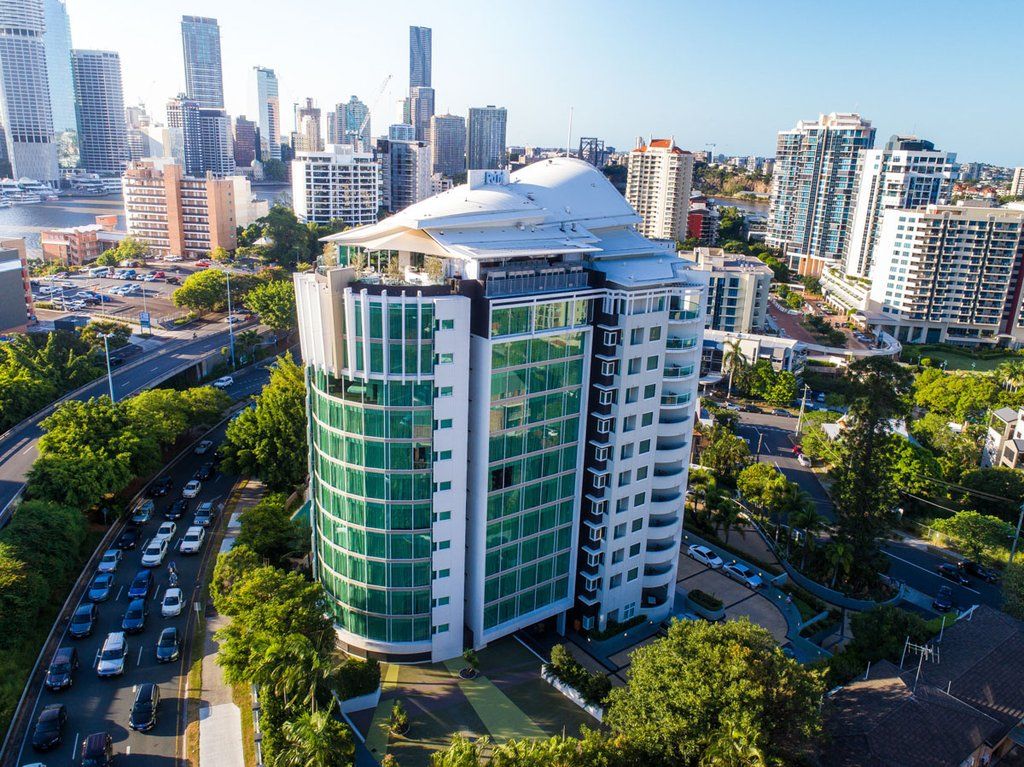 The Point Brisbane Hotel Экстерьер фото Aerial view of the building